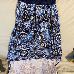 btween blue tyedye dress/skirt